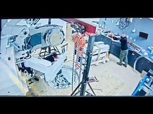 TIME LAPSE INSTALL Varian TRUEBEAM radiation therapy equipment #cancertreatment #radiationtherapy