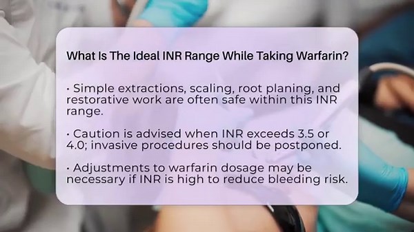 What Is The Ideal INR Range While Taking Warfarin? - The Pro Dentist