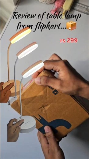 Budget friendly table lamp from Flipkart 📦 #budgetfinds #flipkartfinds