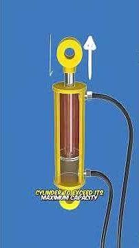 The terrible hydraulic rod explosion accident, a large amount of hydraulic fluid sprayed out