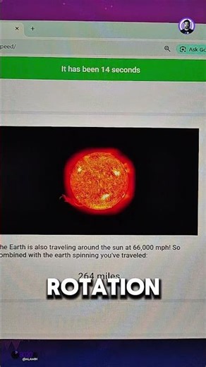 Explore motion relative to universe