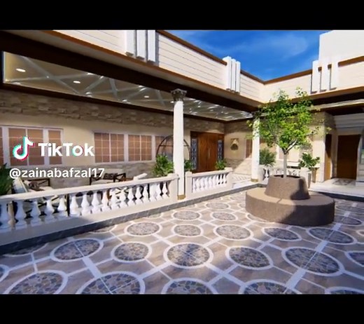 Vinyl Courtyard and Veranda Design for a Client