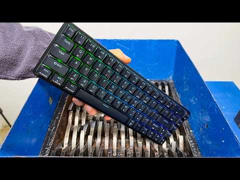 Shredding a Gaming Keyboard Is So Satisfying!