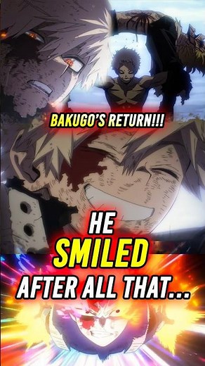 Bakugou’s Comeback 🔥 | MHA Final Season Ep 3 | All Might vs All For One #myheroacademia #bakugou