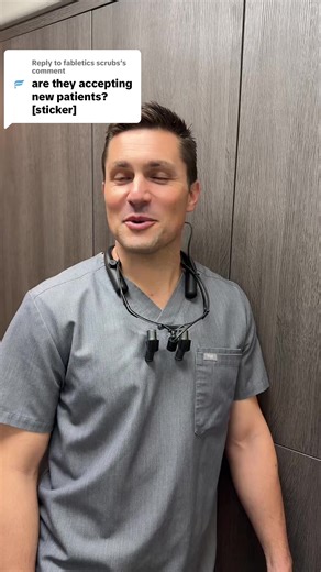 Replying to @fabletics scrubs Dr. Preston likes Fabletics. Dr. Nathan checked his FIGS and changed the subject. Do we convince him or let it go? 😂 Accepting new patients 😌🦷 #fyp #dental #atascaderohillsdental