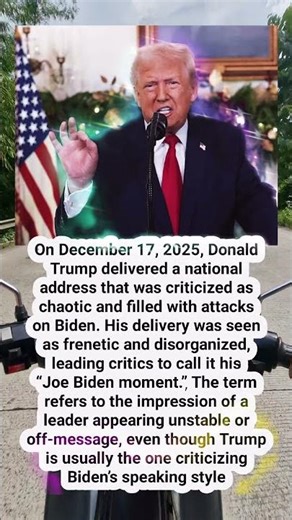 Trump’s speech was his Joe Biden moment #trump #usa #donaldtrump #trumpnews