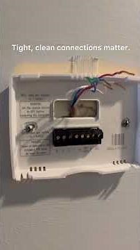 🔧 How to Install a Thermostat in 1 Minute | Easy DIY HVAC Guide