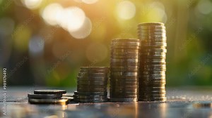 Money saving grow investment. Business Finance Save Money, target, aim, financial, currency, wealth, economy, saving, investment, growth, finance, insurance, inflation