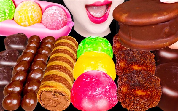 Jane ASMR chocolate ice cream 吃冰淇淋 巧克力