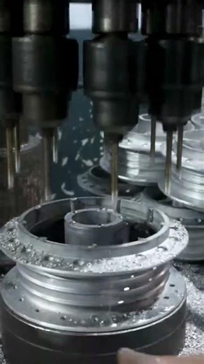 This is how Motorcycle Wheel Hubs are actually made! 🏍️ #manufacturing #shorts #motorcycle