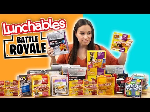 Ranking ALL THE Lunchables in our Grocery Store