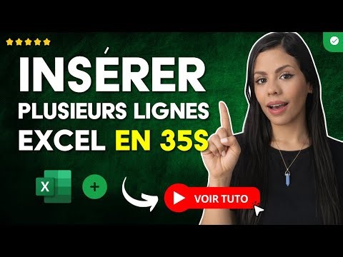 Comment Insérer Plusieurs Lignes dans votre FEUILLE EXCEL avec un SEUL Clic en 35 S