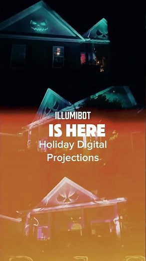 Illumibot Holiday Projection mapping#illumibot