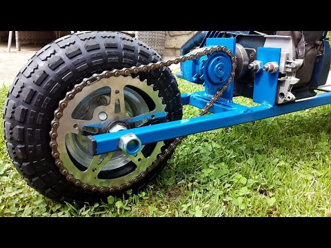 Homemade Motorised Scooter - DIY Motorised Scooter From Scrap