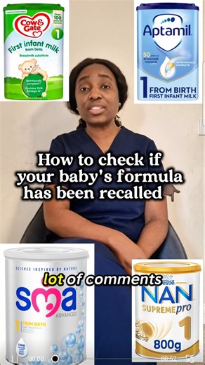 Dr Chinny | Lactation Consultant on Instagram: "How to Check If Your Baby’s Formula Has Been Recalled Visit the official website, enter their brand, batch number, and expiry date, and confirm if the formula is recalled. 👩🏽‍🍼 Please take a moment to check, it only takes 1 minute and could protect your baby. ✔️ Stop using any recalled product immediately ✔️ Contact your paediatrician if your baby shows symptoms ✔️ Share with another mum today #BabySafety #FormulaRecall #ParentingNigeria #NewMum