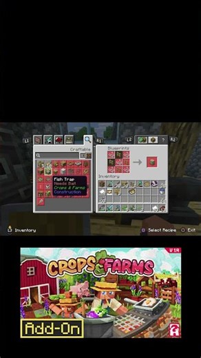 CROPS AND FARMS ADD ON, CHECK IT OUT NOW!! #minecraft #minecraftcrops #minecraftsurvival #series