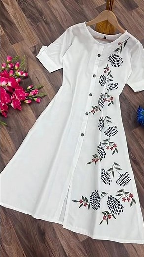Most Stylish Cotton Aline Kurti Design Ideas For Girls 2025 #shorts​ #srcreationshort #fashion