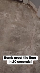 380K views · 2.8K reactions | Bomb proof tile floor in 20 seconds!! #reelsinstagram #reelsfb #reelsvideo #facebookreels #reelsfb | That Tile Chick | Facebook