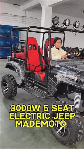 3000W 72V 5 MAN SEAT ADULT MINI JEEP