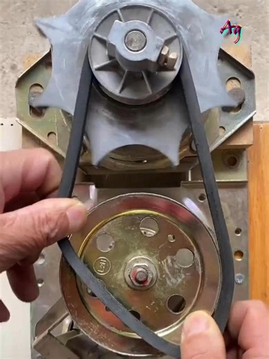 The simplest way to install triangular belt | A&G Gallery