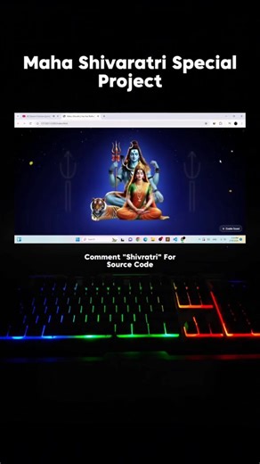 Web Code Journey | Shivratri Special Project ✨ Source Code Link Available in My Profile Bio 🚀 Dm me to create your High quality website ✅ Join My Telegram... | Instagram