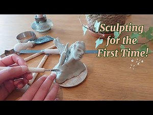 I SCULPTED a bust for the FIRST TIME with AIR DRY CLAY!💗