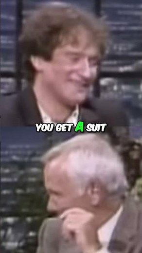 Robin Williams & Johnny Carson: Unraveling the Comedy Gold! #shorts