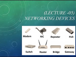 Introduction to Networking devices with its functions