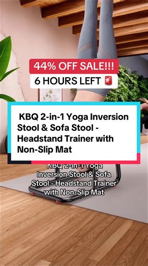 KBQ 2-in-1 Yoga Inversion Stool & Sofa Stool - Headstand Trainer with Non-Slip Mat, Stable Iron Frame, Multifunctional for Yoga, Core Strength & Home Use #tiktokshopcreatorpicks #tiktokshopholidayhaul #valentinegiftideas
