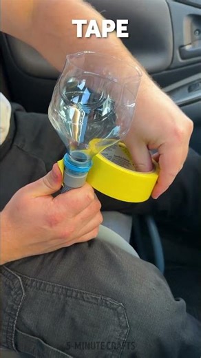 Smart DIY bathroom solution for car emergencies 🚗