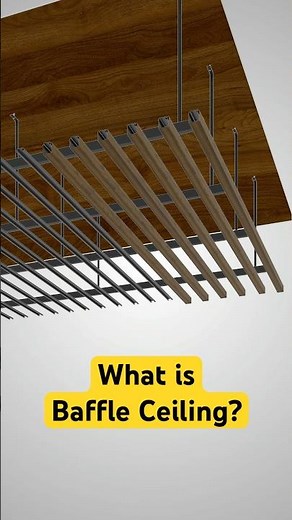 PVC based Baffle Ceiling System! 🔥