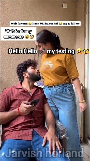 hello hello 🎤my testing 🤣🥸 #shorts #funny #comedy #viral #foryou #explore #couple #shortsfeed