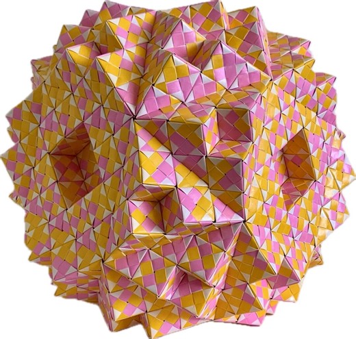 Chaos Cube Origami Snub Sphere - Etsy