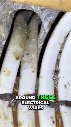 We found a GIANT yellowjacket nest in a basement! 🐝⚡️