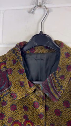 90s Vintage Cropped Jacket Paisley Pattern S Tapestry Jacket Boho Jacket Women's Short Jacket Retro Pattern - Etsy