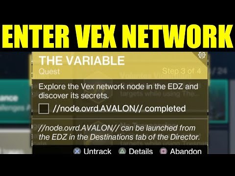Explore the vex network node in the edz and discover its secrets Destiny 2 "Enter the vex network"