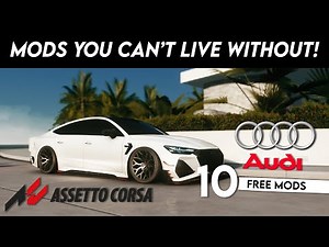 Assetto Corsa Mods - AUDI Edition | Towards Gaming Garage Ep. 1 | 10 Best FREE Mods |