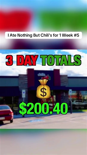 I Ate Nothing But Chili's for 1 Week #5 #nothing #chili #week