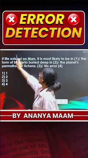 Error Detection with Ananya Ma’am Part-3 | #englishwithananya #ananyamam #ssccgl #englishgrammar