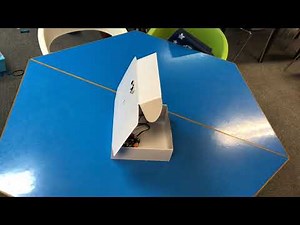 Self-Opening Servo Box - Version 1 (Makeblock Orion w/mBlock)