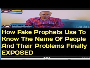 Shocking: How Fake Prophets Use To The Name Of People And Their Problems Finally EXPOSED