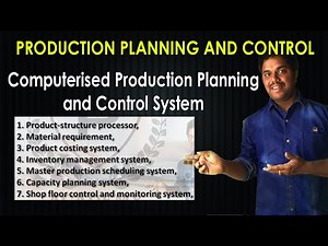 Computerised PPC System | Production Planning and Control | Purushotam Academy