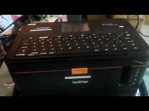 brother ferrule and sticker printing machine operating tutorial