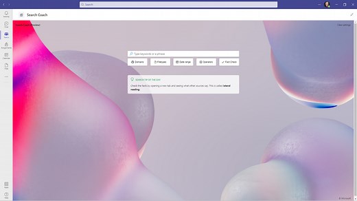 Search Coach and Search Progress in Microsoft Teams – an innovative approach to information literacy | Microsoft Community Hub