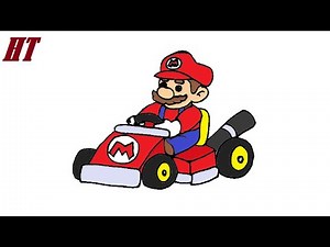 How to Draw Mario Kart Easy