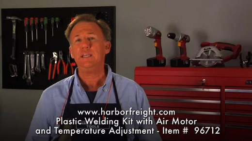 96712 - 1300 Watt Plastic Welding Kit w/ Air Motor and Temperature Adjustment
