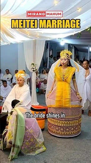 💍 A Glimpse of a Traditional Meitei Marriage | Manipur Wedding Culture 🇮🇳 #manipuriwedding