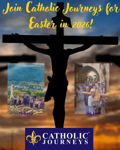 🌿✝️ Easter 2026 Pilgrimage Opportunities! ✝️🌿 This Easter week, journey with us to two incredible spiritual destinations: Medjugorje or the Holy Land. ✨ In the Holy Land: Walk the very path Jesus took, witnessing His ultimate sacrifice and experiencing the sacred places of His ministry, Passion, and Resurrection. ✨ In Medjugorje: Climb Apparition Hill and stand in the same place where Our Blessed Mother appeared to the visionaries — a truly life-changing experience of faith and prayer. Both jo