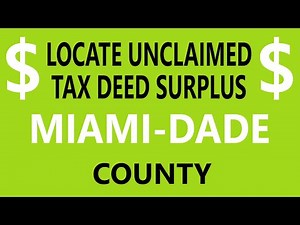 Locate Miami-Dade County Tax Deed Surplus Records - Florida Overbids