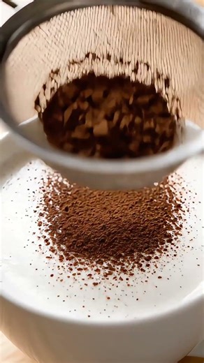 Cocoa Powder Through a Sieve ☕️ | ASMR